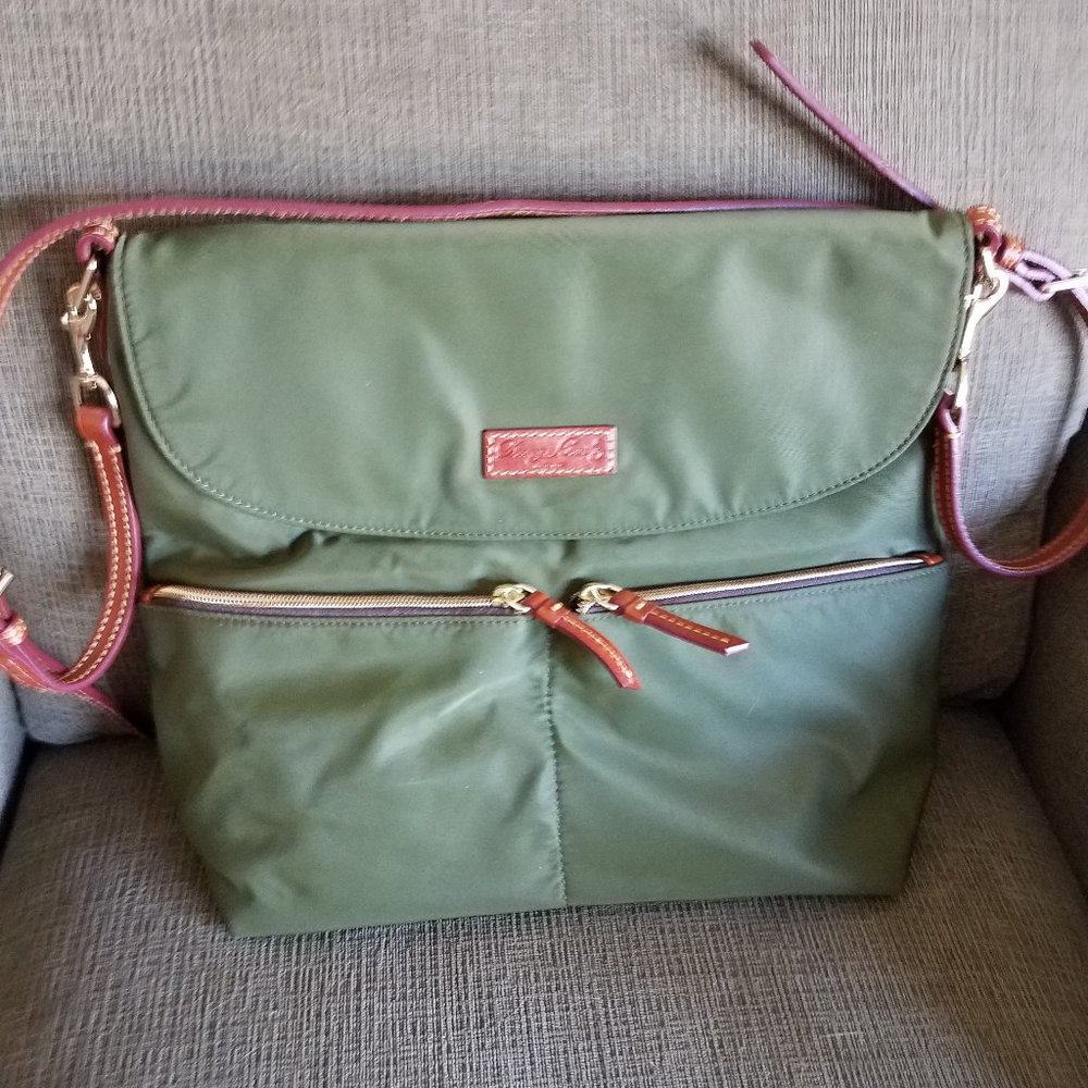 Dooney & Bourke Green Nylon Crossbody Bag